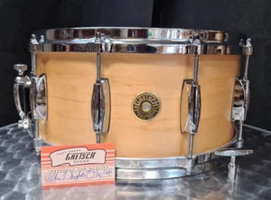 Gretsch Snare Drum USA Custom 14x6,5" Zoll Satin Natural / Rullante GRSL6514S1CL - Bild 1 von 13