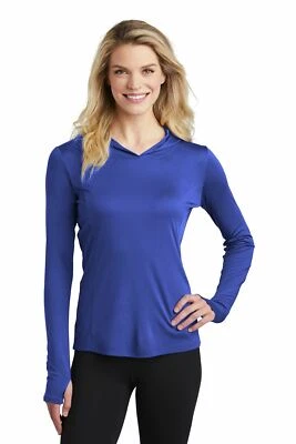 Sudadera con capucha Sport-Tek para mujer PosiCharge Dri-Fit entrenamiento M-LST358 Foto 1 de 3