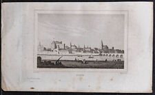 1839 - City Of Blois - engraving antique - Expensive and Dormouse