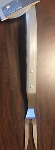 BBQ Fork By Outset - Aluminate Series Handle And Silicone Disk - Picture 1 of 4