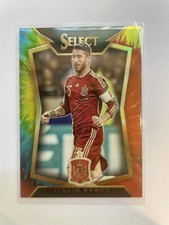 2015-16 Panini Select Soccer Sergio Ramos Tie Dye Variation Prizm /30