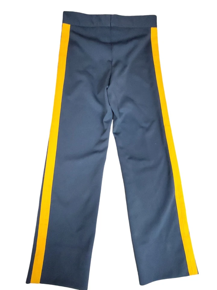 Pantalones azules Metro Goldwyn Mayer Unión Guerra Civil Vintage Renact ajuste a rayas 31/30 Foto 1 de 4