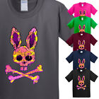 Happy Easter Funny American Bone Rabbit Kid's T-Shirt USA New Gift Bunny Tee