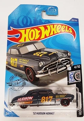 Hot Wheels 2020 #140 gris 1952 52 Hudson Hornet NASCAR Road Rally coche de carreras Foto 1 de 2