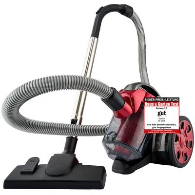 Clatronic Bodenstaubsauger BS 1308 rot, 700 W, beutellos, 4-fach-Filter, NEU - Bild 1 von 4