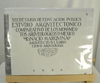Estudio Arquitectonico Comparativo de los Monumentos Arqueologicos de Mexico . . - Image 1 of 4