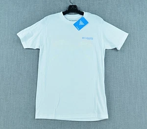 Columbia T-Shirt Men's S White PFG Short Sleeve Fishing Outdoors Graphic Tee NWT - Picture 1 of 9