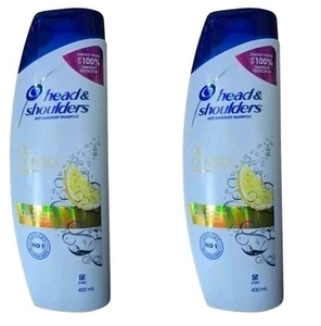 2 X Head & Shoulders Oil Control Anti-Dandruff Shampoo 400mL | Lemon Extract - Picture 1 of 2