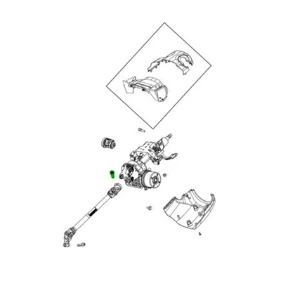 Mopar 68518663AA Steering Column Cover Bolt For 2017 2021 Compass for Jeep - Image 1 of 4