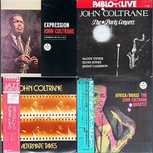 Lot of 4 John Coltrane ALL JAPAN Press VINYL LPs OBI Alternate Takes, etc. - Picture 1 of 14