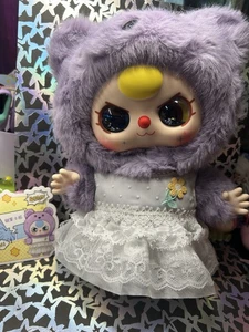 Baby Three 400% V3: Purple Beat con ojos brillantes líquidos NUEVO bolso abierto, tarjeta - Imagen 1 de 4