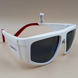 Vuarnet VU40039U 21V Sonnenbrille – weißes Gestell/blaue Gläser – neu – Unisex – mit Etui - Bild 1 von 8