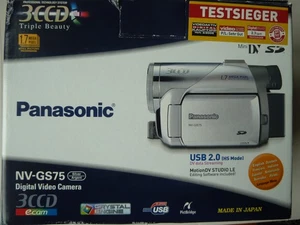 Panasonic NV-GS75 EG-S Camcorder Digital Recorder Videokamera Mini DV - Bild 1 von 24