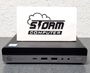 Unidad de disco duro HP EliteDesk 800 G3 i5-7500T 2,70 GHz 8 GB 1 TB 1 MV21US - Imagen 1 de 9