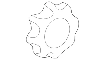 Perilla de ajuste original Volkswagen 5C5-881-671-82V Foto 1 de 3