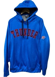 RARE Pre-2025 OKC Thunder NBA Men’s Hoodie XL Blue Fleece Vintage Fan Gear EXC - Picture 1 of 15