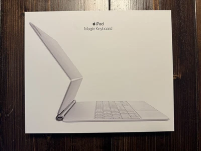 Apple Magic Keyboard for 13" iPad Pro M4 (White, US English) - MWR43LL/A - Image 1 of 4