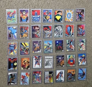 1993 SKYBOX THE RETURN OF SUPERMAN 100 Card Set With 4  Foil Cards - Picture 1 of 6