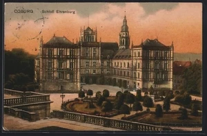 Coburg, Schloss Ehrenburg, Ansichtskarte 1913 - Picture 1 of 2