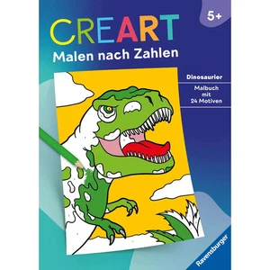 Ravensburger CreArt Malen nach Zahlen ab 5 Dinosaurier - 24 Motive - Bild 1 von 1