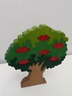 Wood Puzzle Tree with Red Lips 8.4" 3D  Decorative Wooden Tree Form Italy