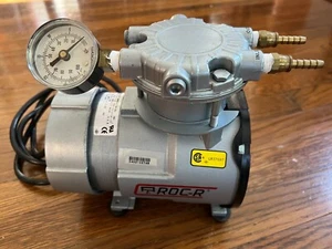 GAST ROA-P201-AA 115V 100 PSI/6.9 BAR ELECTRIC COMPRESSOR VACUUM PUMP ROC-R - Picture 1 of 11