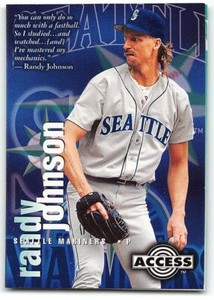 1996 Circa Access Insert #13 Randy Johnson Seattle Mariners