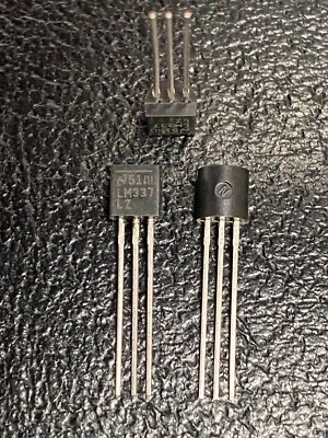 NATIONAL SEMICONDUCTOR LM337LZ adjustable output negative voltage regulator (NOS) Lot of 5