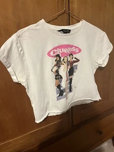 Clueless CropTop T- Shirt - New Look, 14-15 Years - Picture 1 of 3