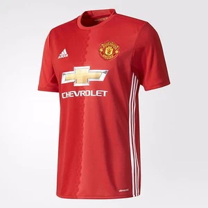 NEW $90 MENS SOCCER FOOTBALL ADIDAS MANCHESTER UNITED JERSEY T-SHIRT AUTHENTIC - Picture 1 of 1
