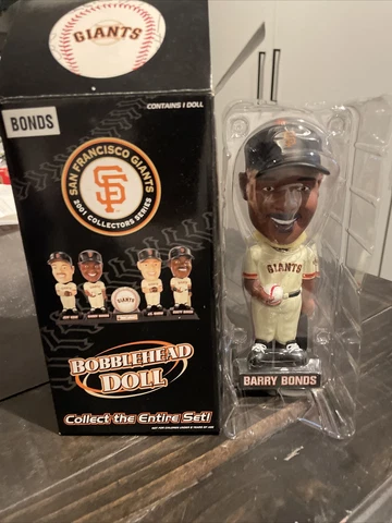 2001 MLB SF Giants Collectors Series Bobblehead New Seales Barry Bonds Cover