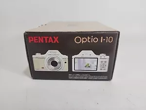 NEW Pentax Optio I-10 Digital Camera 12.1 MP with 5x Optical Zoom ~ Pearl white - Picture 1 of 9