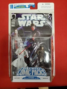 Star Wars Comic Packs White Darth Vader & Princess Leia Action Figures (MIB) - Picture 1 of 8
