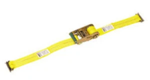 Lift-All Logistic 60808 Yellow Ratchet Strap, Clear Zinc - 12ft x 2In, 1000lb - Bild 1 von 3