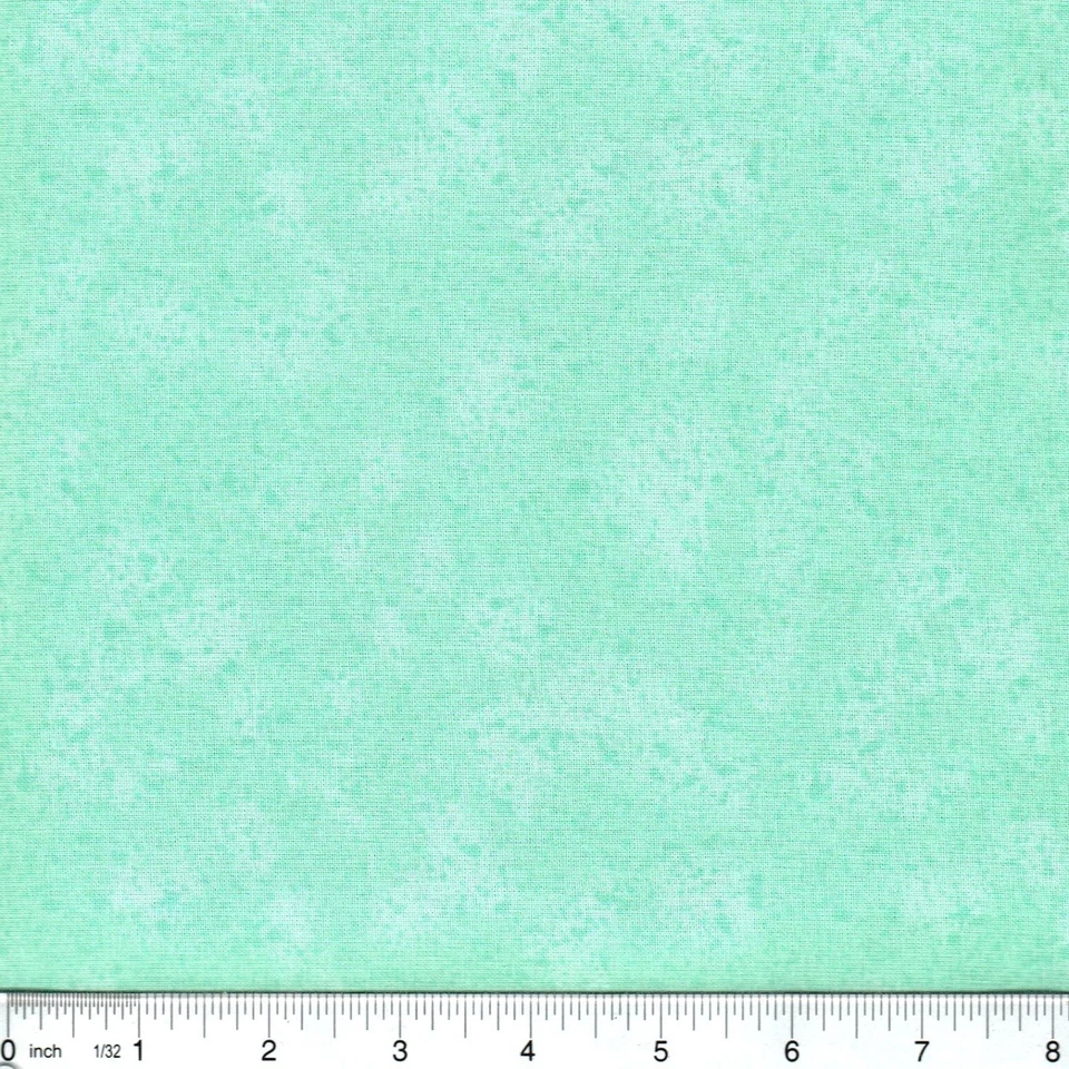 Tela 100 % algodón con textura salpicadura verde menta vendida por 1/4 yarda Foto 1 de 1