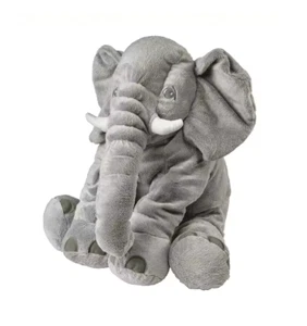 40cm Soft Grey Elephant Plush Big Elephant Toys Stuffed Animals Plush Toys Gift! - Picture 1 of 4
