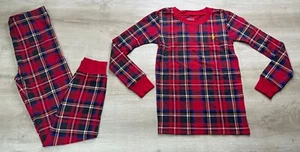 NWOT Polo Ralph Lauren Kids Multicolor 4T Plaid Jersey Pajama Sleep Set 2 Pieces - Picture 1 of 6