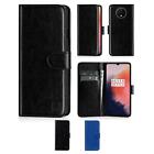 Wallet PU Leather Case Cover For OnePlus 7T/7t Pro Card Slot Magnetic Close