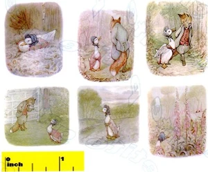 DOLLSHOUSE Miniatura Beatrix Potter Jemima Charco-Pato Impresión Set - CDHM 1:12 - Imagen 1 de 1