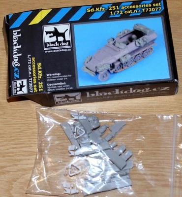 Sd.Kfz.251 accessories set (für Dragon) von Blackdog in 1/72