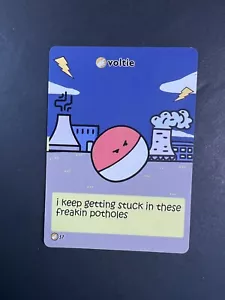 Pokiebubies 1ª Edición - Voltie (Voltorb) #57 - Derpy Pokémon Fan Art Card - Imagen 1 de 1