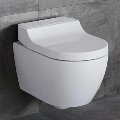 Geberit Aquaclean Tuma Comfort Complete Solution Wall Hung Shower Toilet - White - Image 1 of 3