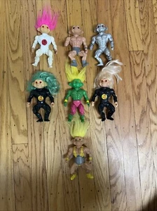 7 Vintage 1992 Troll Force He-Man MOTU Knockoff Bootleg Figur Roboter Hulk Ninja Lot - Bild 1 von 22