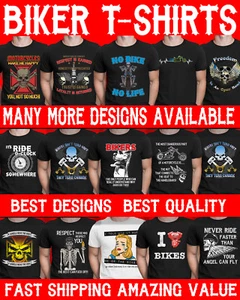 Mens Motorcycle T-Shirt Chopper Biker Motorbike Superbike Racer Racing Club - Picture 1 of 31