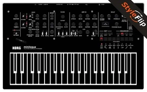 Piel Korg Minilogue | Color Negro | Calcomanía Protectora | StyleFlip Skins - Imagen 1 de 1