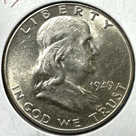 1949 50C Franklin Half Dollar (74798) Cover
