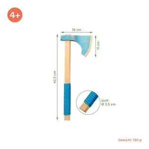 WOODSY  pielzeug Axt aus Echtholz / Handmade / Wikinger Axt Kinder Spielzeugay - Bild 1 von 3