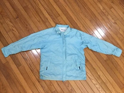 Chaqueta de golf deportiva cortavientos con cremallera completa verde azulado talla L MIZUNO para mujer Foto 1 de 4