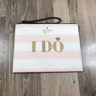 Kate Spade Nueva York Boda Bellas "I Do I Did" Bella Bolsa Boda Novia Foto 1 de 3