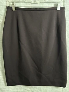 Classiques Entier Women's 100% Wool Black Skirt Size 8 - Picture 1 of 6